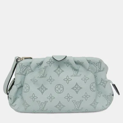 Pre-owned Louis Vuitton Mahina Scala Mini Pouch Shoulder Bag Light Green