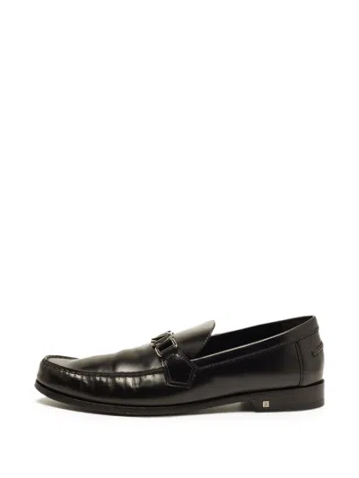 Pre-owned Louis Vuitton Major Loafers In Black