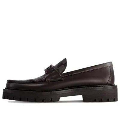 Pre-owned Louis Vuitton Major Loafers 'brown Plaid'