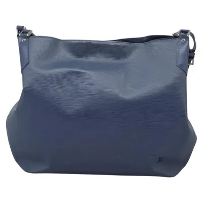 Pre-owned Louis Vuitton Mandala Navy Leather Shoulder Bag () In Blue
