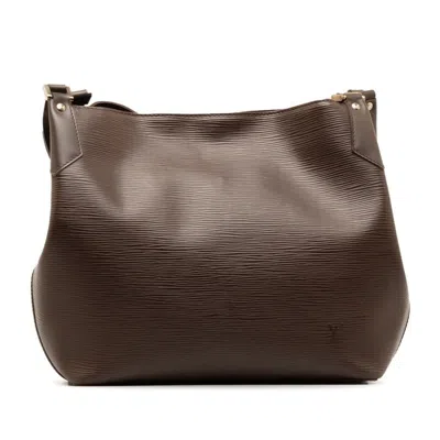 Pre-owned Louis Vuitton Mandara Brown Leather Shoulder Bag ()