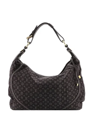 Pre-owned Louis Vuitton Manon Handbag Mini Lin Mm Hobo Bag In Brown