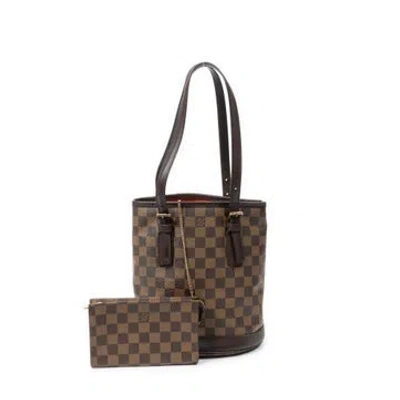 Pre-owned Louis Vuitton Marais In Brown