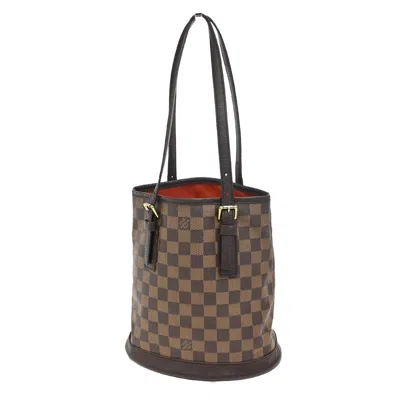 Pre-owned Louis Vuitton Marais Brown Canvas Shoulder Bag ()