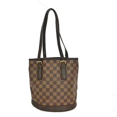 Pre-owned Louis Vuitton Marais Damier Brown Canvas Tote Bag Bag ()