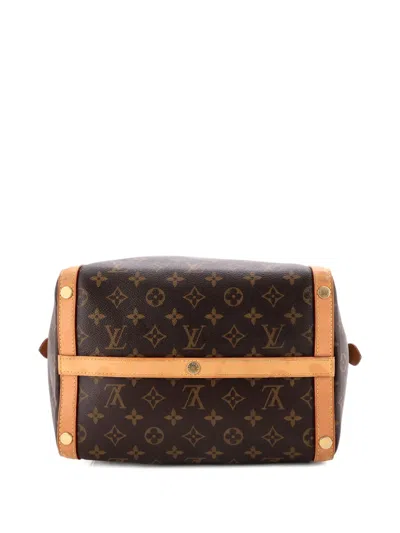 Pre-owned Louis Vuitton Marais Handbag Monogram Canvas Mm Satchel In Brown
