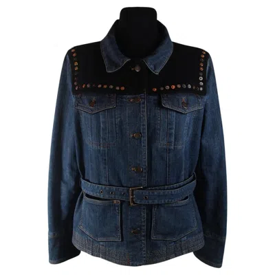 Pre-owned Louis Vuitton Marc Jacobs Era Denim Jacket In Black
