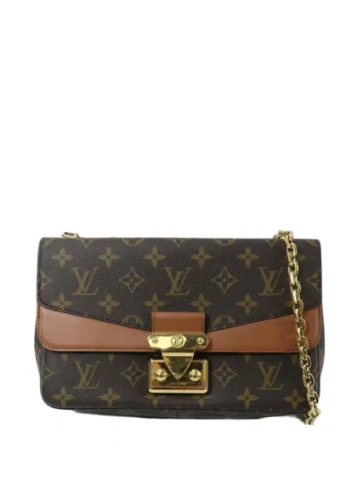 Pre-owned Louis Vuitton Marceau Monogram Canvas Shoulder Bag In Brown