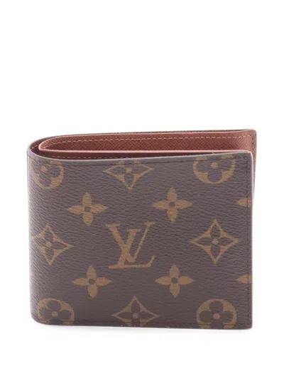 Pre-owned Louis Vuitton Marco Nm Monogram Wallet In Brown