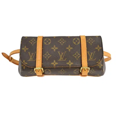 Pre-owned Louis Vuitton Marelle Waist Bag Monogram Canvas Brown Canvas Clutche & Pouche Bag ()