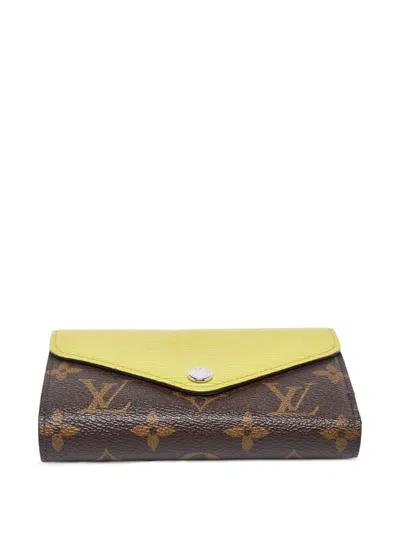 Pre-owned Louis Vuitton Marie-lou Wallet In Yellow