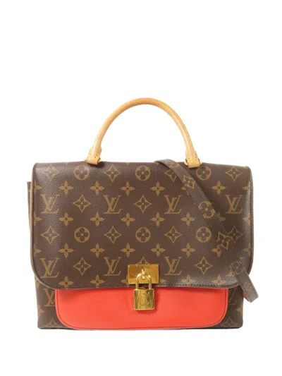 Pre-owned Louis Vuitton Marignan Monogram Tote Bag In Brown