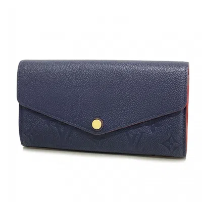 Pre-owned Louis Vuitton Marine Rouge Long Wallet (bi-fold) ()