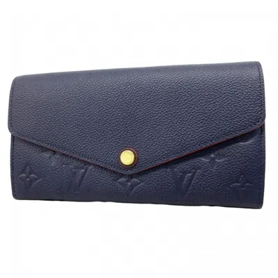 Pre-owned Louis Vuitton Marine Rouge Long Wallet (bi-fold) ()