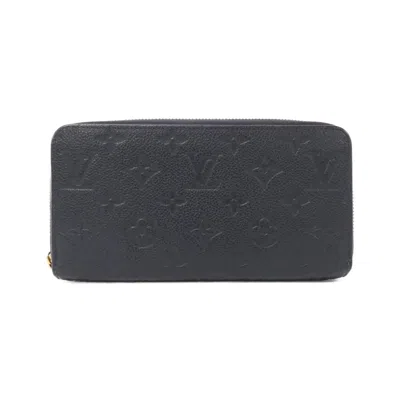 Pre-owned Louis Vuitton Marine Rouge Monogram Empreinte Long Wallet (bi-fold) () In Red