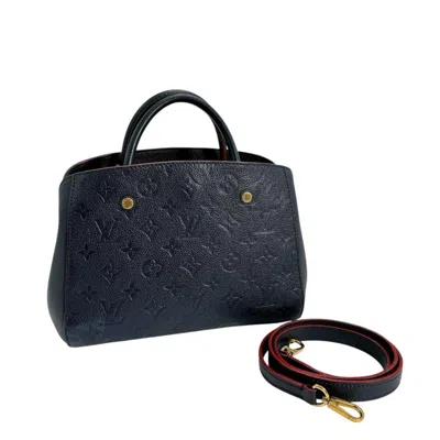 Pre-owned Louis Vuitton Marine Rouge Monogram Empreinte Shoulder Bag () In Red