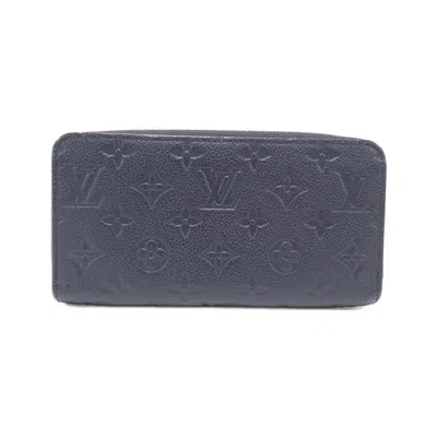 Pre-owned Louis Vuitton Marine Rouge Monogram Empreinte Wallet (bi-fold) () In Red