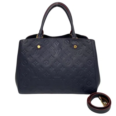 Pre-owned Louis Vuitton Marine Rouge Navy Red Color Monogram Empreinte Handbag Shoulder Bag () In Marine Rouge, Navy, Red Color
