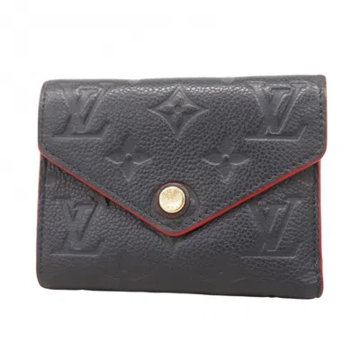 Pre-owned Louis Vuitton Marine Rouge Wallet (tri-fold) () In Red