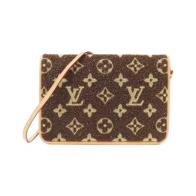 Pre-owned Louis Vuitton Marron Beads Handbag Pochette Shoulder Bag ()