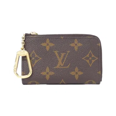 Pre-owned Louis Vuitton Marron Coated Canvas Coin Purse/coin Case () In Brown