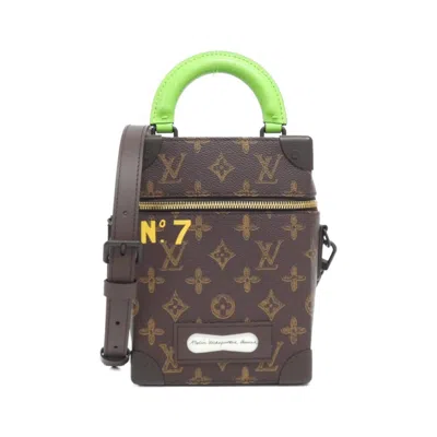 Pre-owned Louis Vuitton Marron Coated Canvas Handbag Shoulder Bag ()