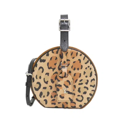 Pre-owned Louis Vuitton Marron Coated Canvas Leather Shoulder Bag ()