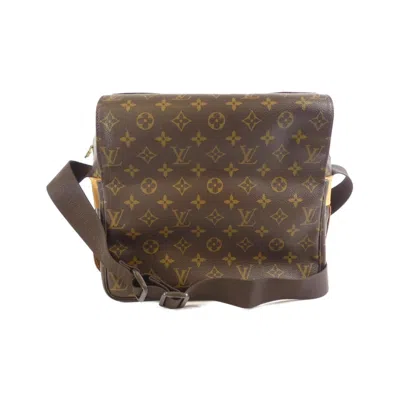 Pre-owned Louis Vuitton Marron Coated Canvas Shoulder Bag ()