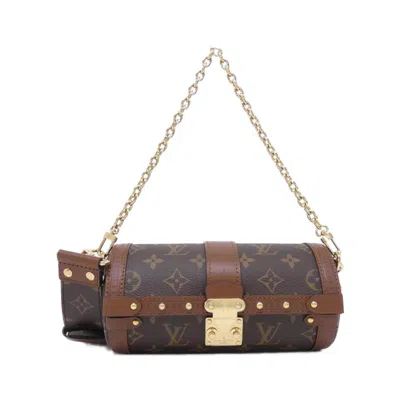 Pre-owned Louis Vuitton Marron Coated Canvas Shoulder Bag ()