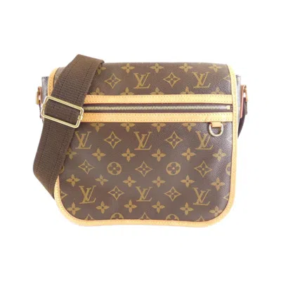Pre-owned Louis Vuitton Marron Coated Canvas Shoulder Bag ()