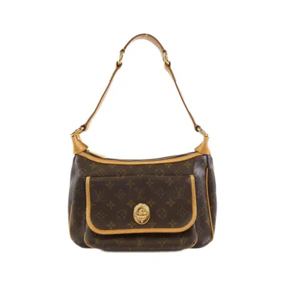 Pre-owned Louis Vuitton Marron Coated Canvas Shoulder Bag ()
