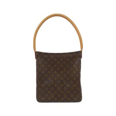 Pre-owned Louis Vuitton Marron Coated Canvas Shoulder Bag ()