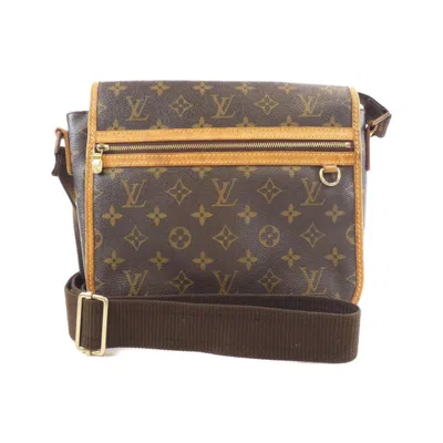 Pre-owned Louis Vuitton Marron Coated Canvas Shoulder Bag ()