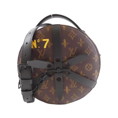 Pre-owned Louis Vuitton Marron Coated Canvas Shoulder Bag ()