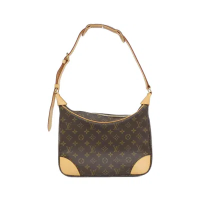 Pre-owned Louis Vuitton Marron Coated Canvas Shoulder Bag ()