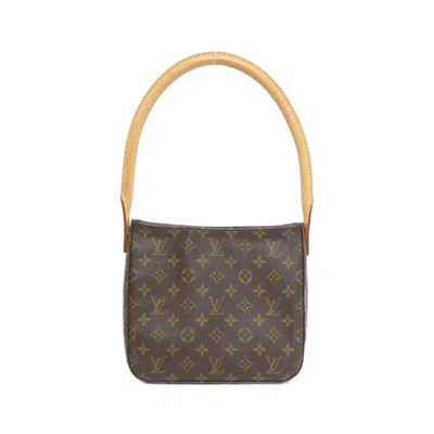 Pre-owned Louis Vuitton Marron Coated Canvas Shoulder Bag ()