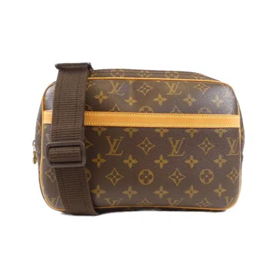 Pre-owned Louis Vuitton Marron Coated Canvas Shoulder Bag ()