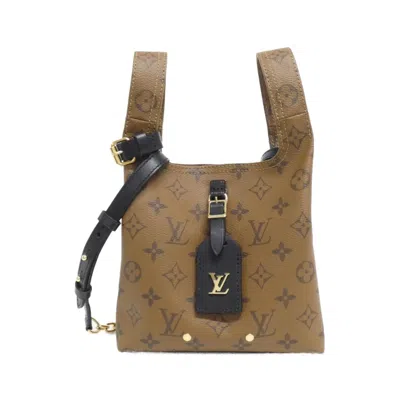 Pre-owned Louis Vuitton Marron Coated Canvas Shoulder Bag ()
