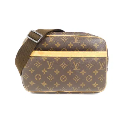 Pre-owned Louis Vuitton Marron Coated Canvas Shoulder Bag () In Brown