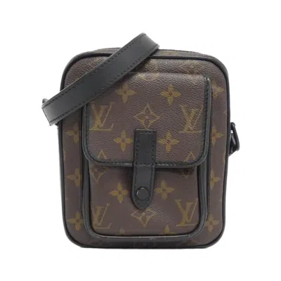 Pre-owned Louis Vuitton Marron Coated Canvas Shoulder Bag () In Brown