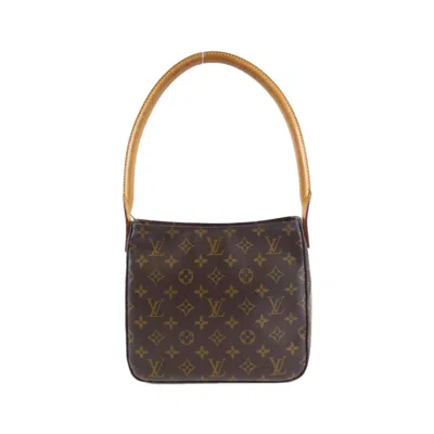 Pre-owned Louis Vuitton Marron Coated Canvas Shoulder Bag () In Brown