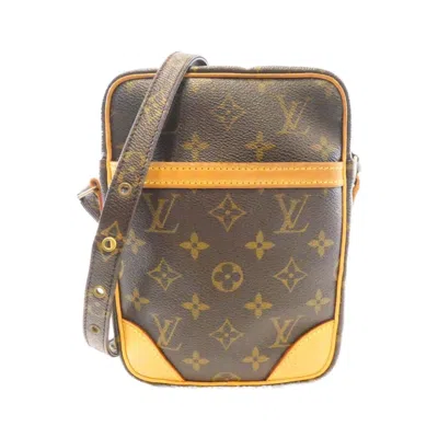Pre-owned Louis Vuitton Marron Coated Canvas Shoulder Bag () In Brown