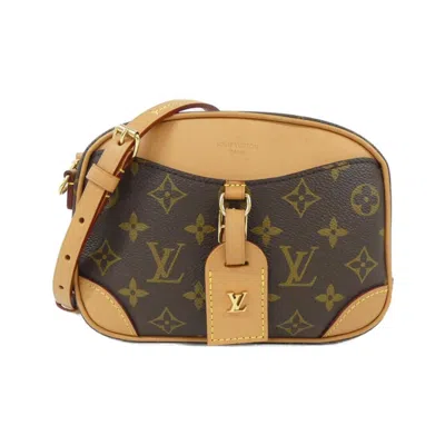 Pre-owned Louis Vuitton Marron Coated Canvas Shoulder Bag () In Brown