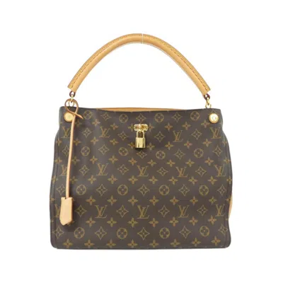 Pre-owned Louis Vuitton Marron Coated Canvas Shoulder Bag () In Brown