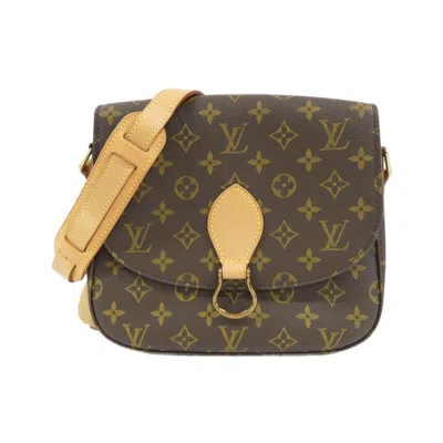 Pre-owned Louis Vuitton Marron Coated Canvas Shoulder Bag () In Brown