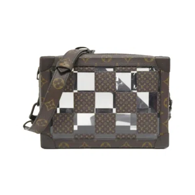 Pre-owned Louis Vuitton Marron Coated Canvas Shoulder Bag () In Brown