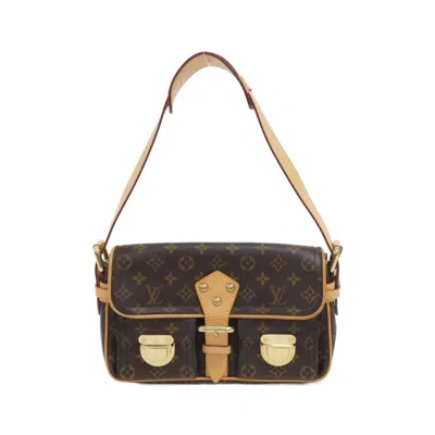 Pre-owned Louis Vuitton Marron Coated Canvas Shoulder Bag () In Brown