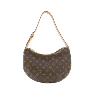 Pre-owned Louis Vuitton Marron Coated Canvas Shoulder Bag () In Brown