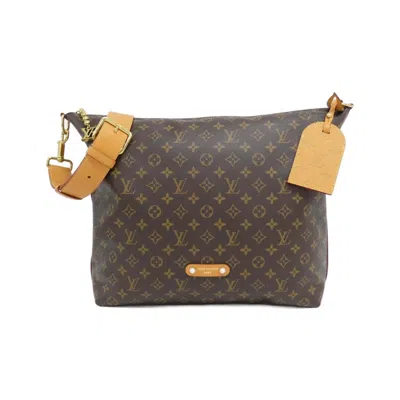 Pre-owned Louis Vuitton Marron Coated Canvas Shoulder Bag () In Brown