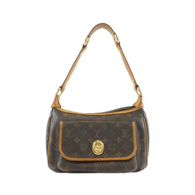 Pre-owned Louis Vuitton Marron Coated Canvas Shoulder Bag () In Brown